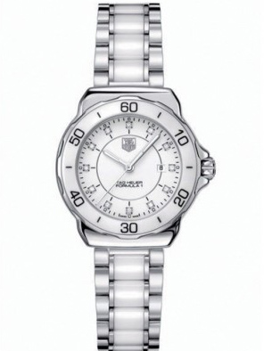 Tag Heuer Formula 1 Steel and Ceramic Diamond Dial 32mm Ladies w